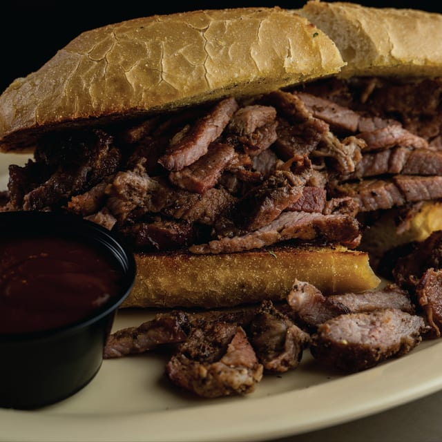 Tri-Tip Sirloin Sandwich.
